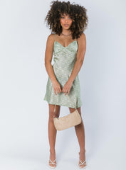Stargazing Mini Dress Green