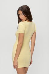 Daphne Knit Mini Dress - Morning Light