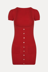 x JENNIE Sofia Knit Mini Dress - Lip Tint