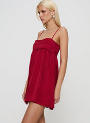 Ortega Mini Dress Red