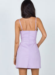 Novella Mini Dress Lilac