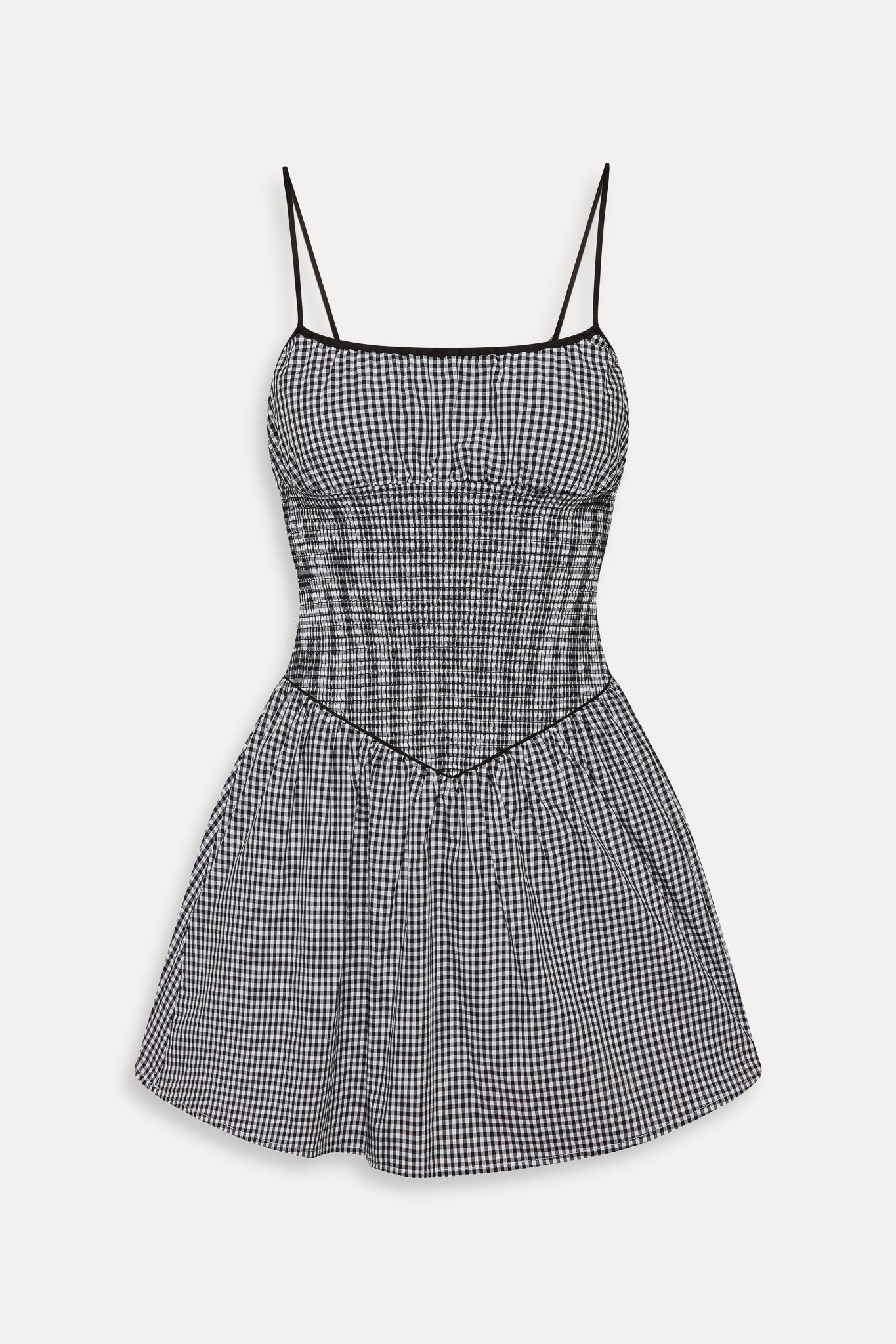 Coast Cotton Gingham Mini Dress - Cottage Tile