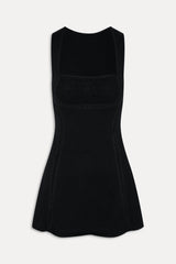 Ellie Knit Mini Dress - Black