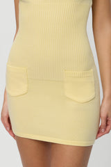 Daphne Knit Mini Dress - Morning Light