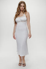 Darcy Satin Midi Dress - Sleepy Angel
