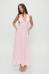 Eva Embroidered Maxi Dress - Ballerina