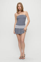 Mirage Gingham Mini Dress - Midnight Wishes