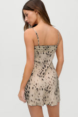 x JENNIE Scarlet Satin Mini Dress - Marrakesh