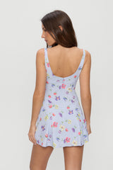 Siren Floral Mini Dress - Fresh Florals