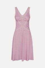 Memory Lane Satin Midi Dress - Love Drop